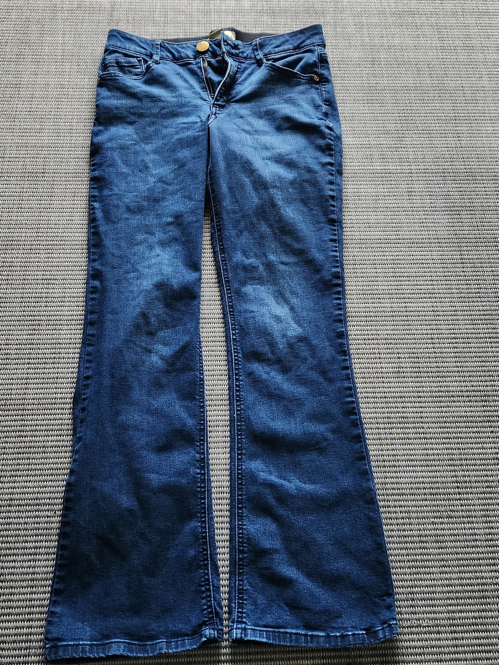 Democracy Jeans Womens Size 8 Ab solution Itty Bitty Bootcut Flare Blue Denim